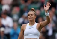 Maria Sakkari at the 2022 Wimbledon Championships.